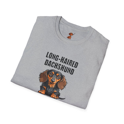 Long Haired Dachshund More Cleanup, T-Shirt, Light Colors