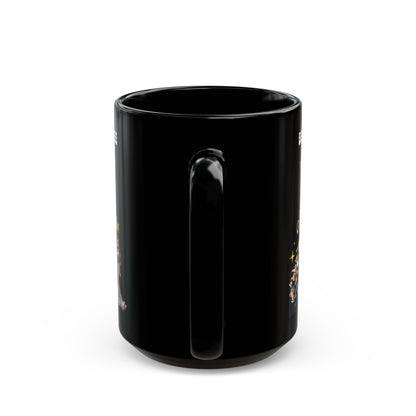 Before and After COFFEE | 11oz. or 15oz. Black Ceramic Coffee Cup