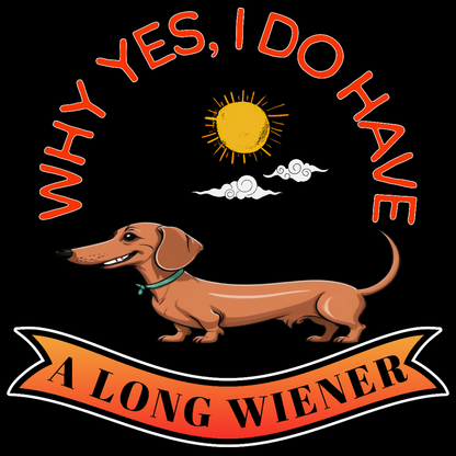 Everyone Just has to Show Off Their Long Wiener (Dogs) | 11oz. or 15oz. Black Ceramic Coffee Cup