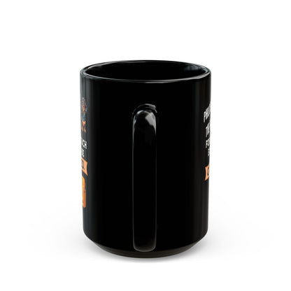 To a Dachshund, Every Couch Is Everest | 11oz. or 15oz. Black Ceramic Coffee Cup