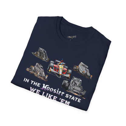 Indiana Sprint Car Fans Likes Their Racing Sans the Tin Toppings, T-Shirt