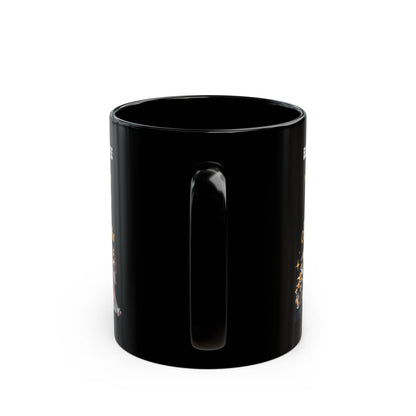 Before and After COFFEE | 11oz. or 15oz. Black Ceramic Coffee Cup